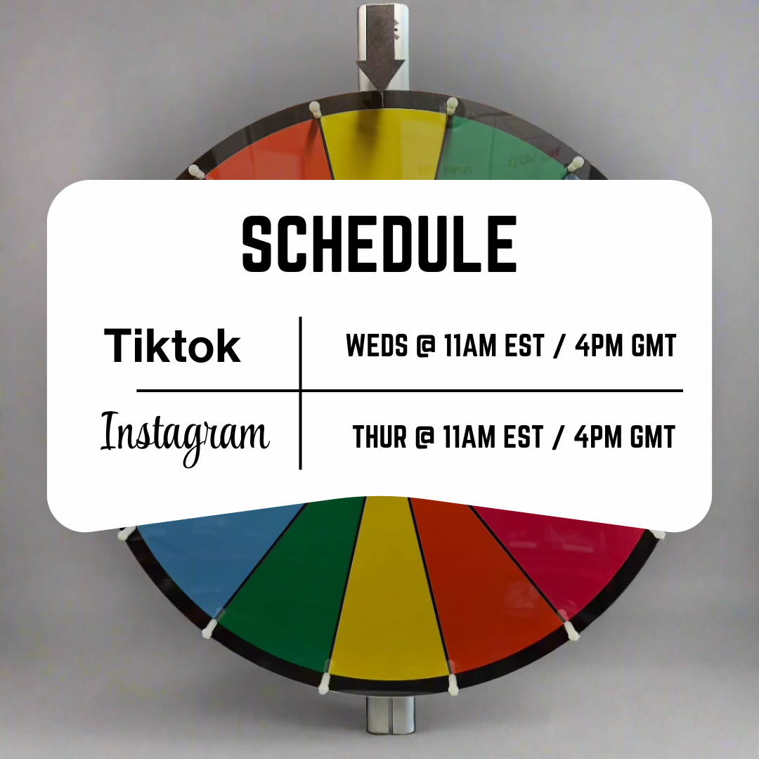 LIVE Wheel of Many Things - Only on Tiktok & Instagram