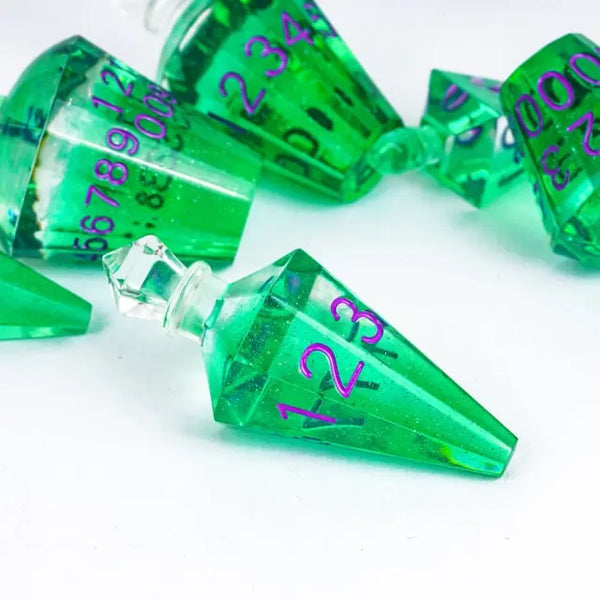 Green Potion Bottle Dice