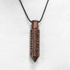 Copper Runic Pendant with Mini Metal Dice