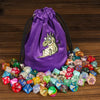 Flannel Dice Bag - Cute Dragon