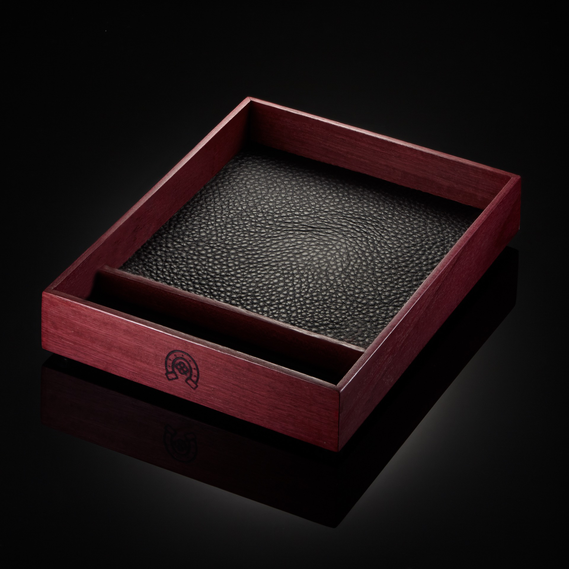 Purpleheart dice tray