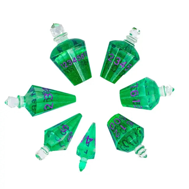 Green Potion Bottle Dice