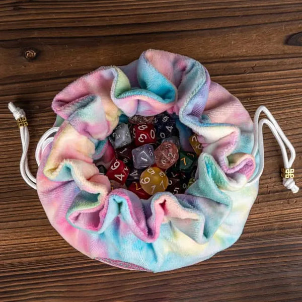 Multi-pocket d20 Dice Bag - Rainbow